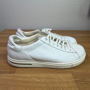 Birkenstock Bend Low White Leather Lace Up Sneakers Mens 13 EU 46